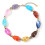 Trendy chokers ketting van harskralen, elastisch koord,-3 1