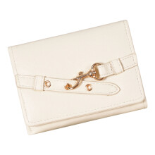 Elegante opvouwbare portemonnee, compact formaat, meerdere-Beige