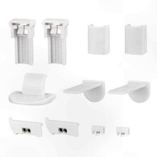 2-Pack 20mm Pleated Blind Repair Kit with Clamp Support for Window Blinds Replacement Parts