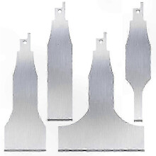 4-Pack Multi-Use Scraper Blades for Reciprocating Saws with Tool Attachments and Adapter Accessories