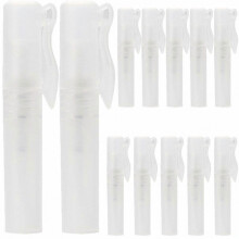 12-Pack Small Clear Spray Bottles for Perfume, Portable and Travel-Friendly Atomizer Containers