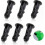 Black Plastic Hinges with 67mm Pins for 240L Waste Bins 1