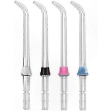 4-Pack High Pressure Jet Nozzle Tips for Water Flossers, Universal Fit Spare Accessories for Oral Irrigation Devices