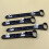 Headlamp Retaining Pins and Mounting Brackets for Vehicles - 4 Pack Replacement Hardware for Headlight Assembly 1