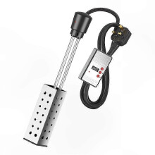 2500W Portable Immersion Heater with 304 Stainless Steel for Quick Hot Water Solutions