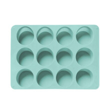 Joyfeel Food-grade Silicone Molds Silicone Chocolate Cookie Molds Easy to Clean 12-Cavity Baking Mold