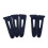 4 Pairs Sleeve Cuff Tag with Loop And Hook for Clothes - 1
