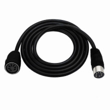 Heavy Duty 7 Pin DIN Male to Female Extended Cord Adapter Plug Extension Cable for Naim Systems Receiver Monitor Edition 0927