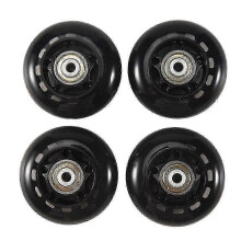 4Pcs Roller Skate Rubber Wheels - Anti-Skid, Quiet & Durable Skate Accessories hwy