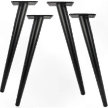 4 Pack 30cm Metal Table Legs for Furniture, Dresser, Cabinet, Desk, Chair, Ottoman, 800kg Capacity