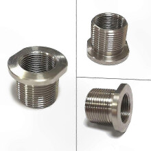 1/2-28 to 5/8-24 Suppressor Adapter for Single Core Fuel Filter