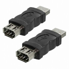 USB 2.0 Compatible 1394 Adapter with AM to 6P Female Connector for FireWire 400 Devices