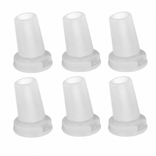 6-Pack Silicone Bite Valve Replacement for Water Bottles, Durable Moutiece for Hydration Bottles