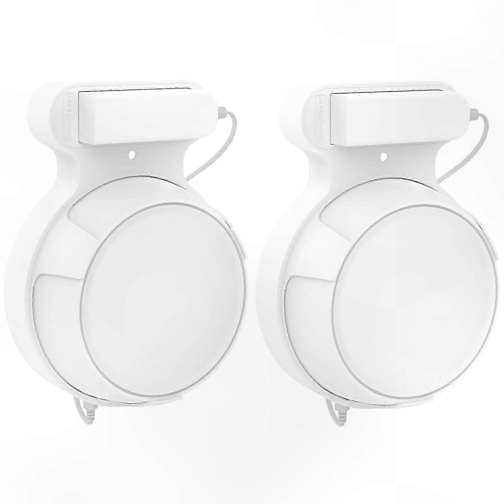 Wall Mount Holder for TP-Link Deco BE23 BE25 BE3600 BE5000 Mesh WiFi 7 System, White, 2 Pack-image-OPC-PTZWCZ8-NEW