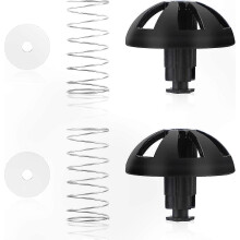 2 Sets Coffee Machine Brew Basket Spring Loaded Stopper Kits, Replacement Coffee Maker Parts
