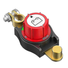 12V Top Post Battery Disconnect Switch, On/Off Kill Switch for Cars & Trucks, Negative Battery Terminal Cutoff 12-48V Edition 0923
