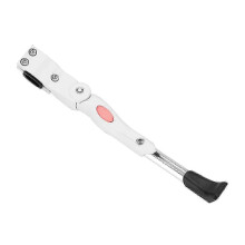 Aluminum Alloy Bike Kickstand Compatible with 20"/24"/26" Bicycles, White hwy