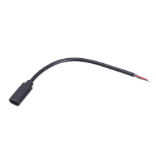 15cm/100cm Type-C Female to 2 Pin Bare Wire Open End Connector Pigtail 2 Wire Extension Power Cable for USB C Equipment hwy