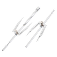 2 Pc Roasting Fork Pink Pan Creative Electronic Oven Food Fork Durable Rotating Grill Fork Fish Meat Grilled Fork
