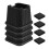 Adjustable Furniture Risers 4pc Heavy Duty for Bed Table Sofa 1500Lbs 1