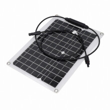 Flexible Solar Panel Kit 15W 18V for Battery Charging, Security Camera, Automatic Gate, Chicken Coop, Boat, Off-Grid Systems