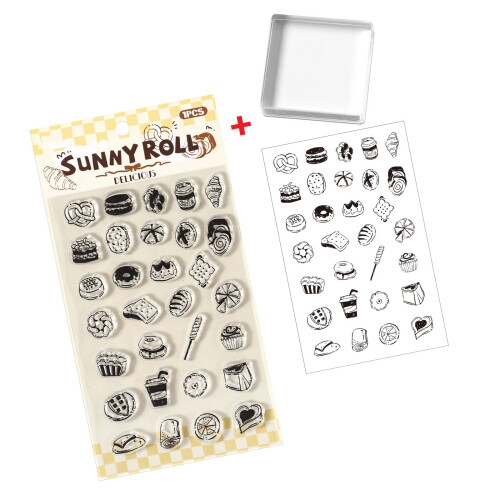 Adorable Journaling Stamper Set With Ergonomic-Warm day rolls
