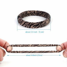 10/20/30/50Pcs Women'S Fashion Leopard Style Soft Hair Ties Elastic Non-Damage Hair Ties for Thick Hair Ponytail Holders