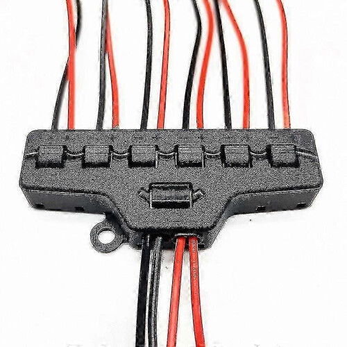 LED Wire Splitter Connector 1 Input 6 Outputs Branch Terminal Adapter for Lighting Systems