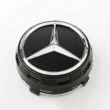 Bestseller 4-piece aluminum rim set, Mercedes - Benz hubcaps, black
