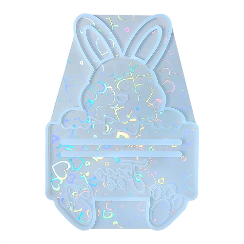 Easy Release Holographical Rabbit Money Clip Mold Flexible