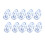 10Pcs Flower Patterned Acrylic Paperclip Bookmarks Page-8 1