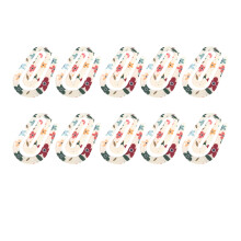 10Pcs Multipurpose Document Clip Acrylic Paperclip Bookmarks-3