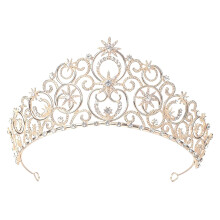 Prinses tiara's haarornament prinses hoofddeksel met-Goud