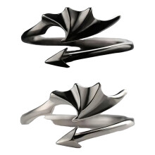 Lovely Matching Set Of 2 Gothic Angel Demons Wing-J18J19