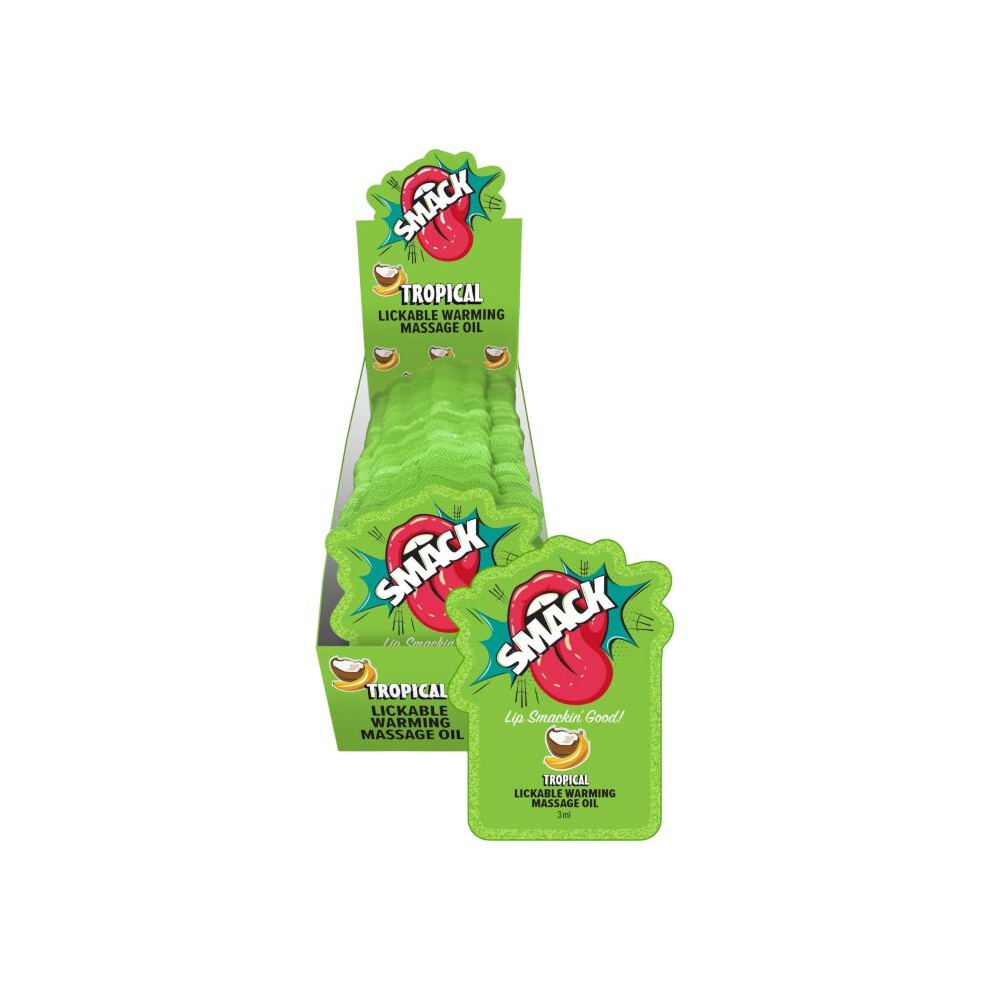 Little Genie Smack Lickable Warming Body Massage Oil 3Ml X 36 Display