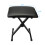 Adjustable Folding Piano Bench Stool Seat Black 11