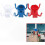 Blue Plastic Four-Point Hooks for Garden Umbrella Poles, 2-Pack 4