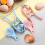 1 Set Egg Opener Spring Design Easy to Open Lightweight Yolk Separator Egg Cracking Tool Kitchen Gadgets - Black 3