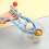 1 Set Egg Opener Spring Design Easy to Open Lightweight Yolk Separator Egg Cracking Tool Kitchen Gadgets - Black 4