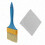 Paint brush and microfiber cloth set with handle 4