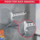 Wall Mounted Foldable Clothes Hangers with Hooks 5