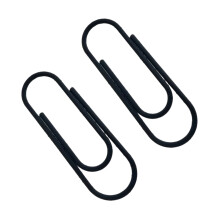 2Pcs Colorful Fashion Paper Clip Creative Shape Office-Black