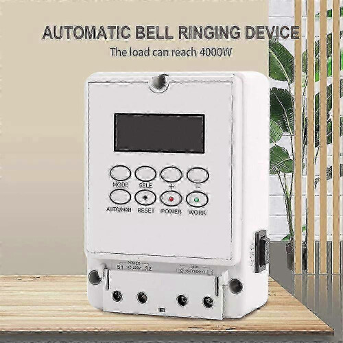 Digital Timer Switch Microcomputer Auto Bell Ring Controller Programmable 220V Edition d 2