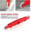 Adjustable Screen Door Rolling Tool with Nylon Wheels and Plastic Handle for Wedge Installation 5
