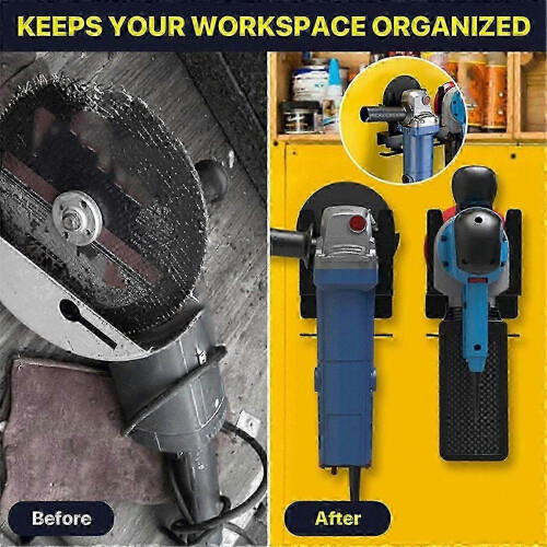 Angle Grinder Bracket Multifunctional Wall Mount Angle Grinder Frame Tool Angle Grinder Bracket Tool Room Rack Edition 528 2
