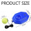 Tennis Trainer Set with 3 Rebound Balls 4