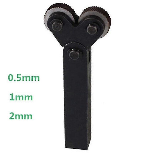 7 Pcs Double Wheel Knurling Tool Set Linear Wheel Set Steel Lathe Set 1