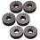 7 Pcs Double Wheel Knurling Tool Set Linear Wheel Set Steel Lathe Set 5