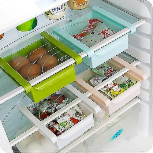 Blue Space-Saving Storage Rack for Kitchen Cabinets and Freezers, 1 Pack 1