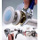 4" Short Handle Adjustable Wrench for Pipes, Wide Jaw Pliers Tool 3